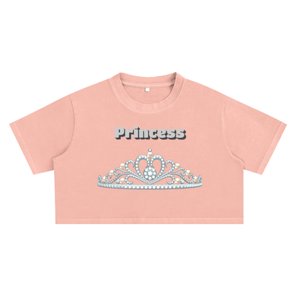 Snow Washed Crop Top