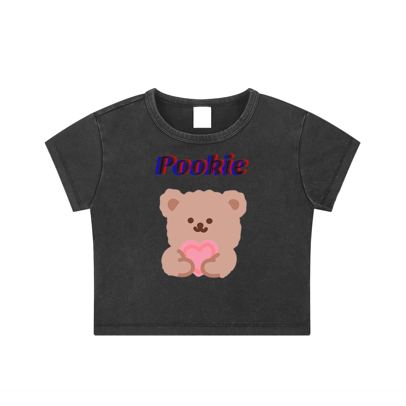 Snow Washed Crop Top