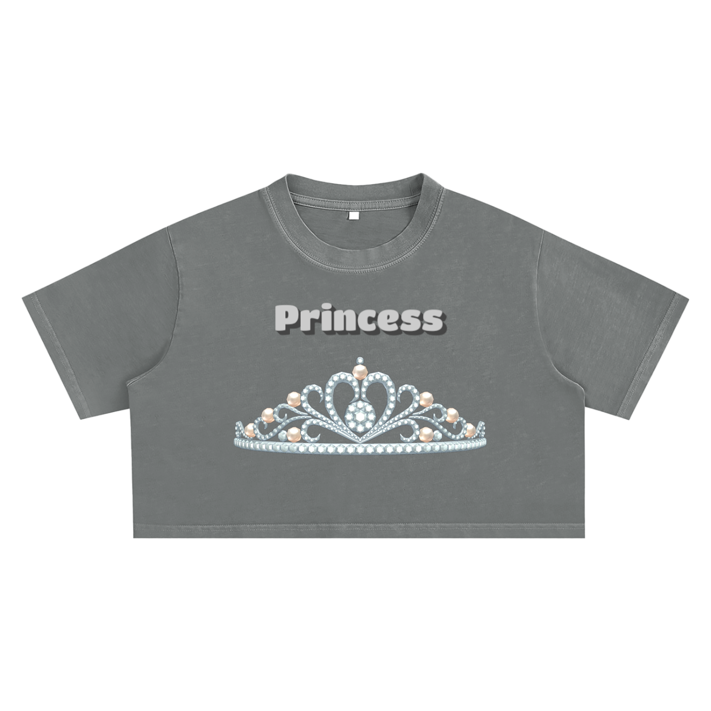 Snow Washed Crop Top