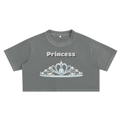 Snow Washed Crop Top