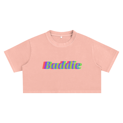 Snow Washed Crop Top