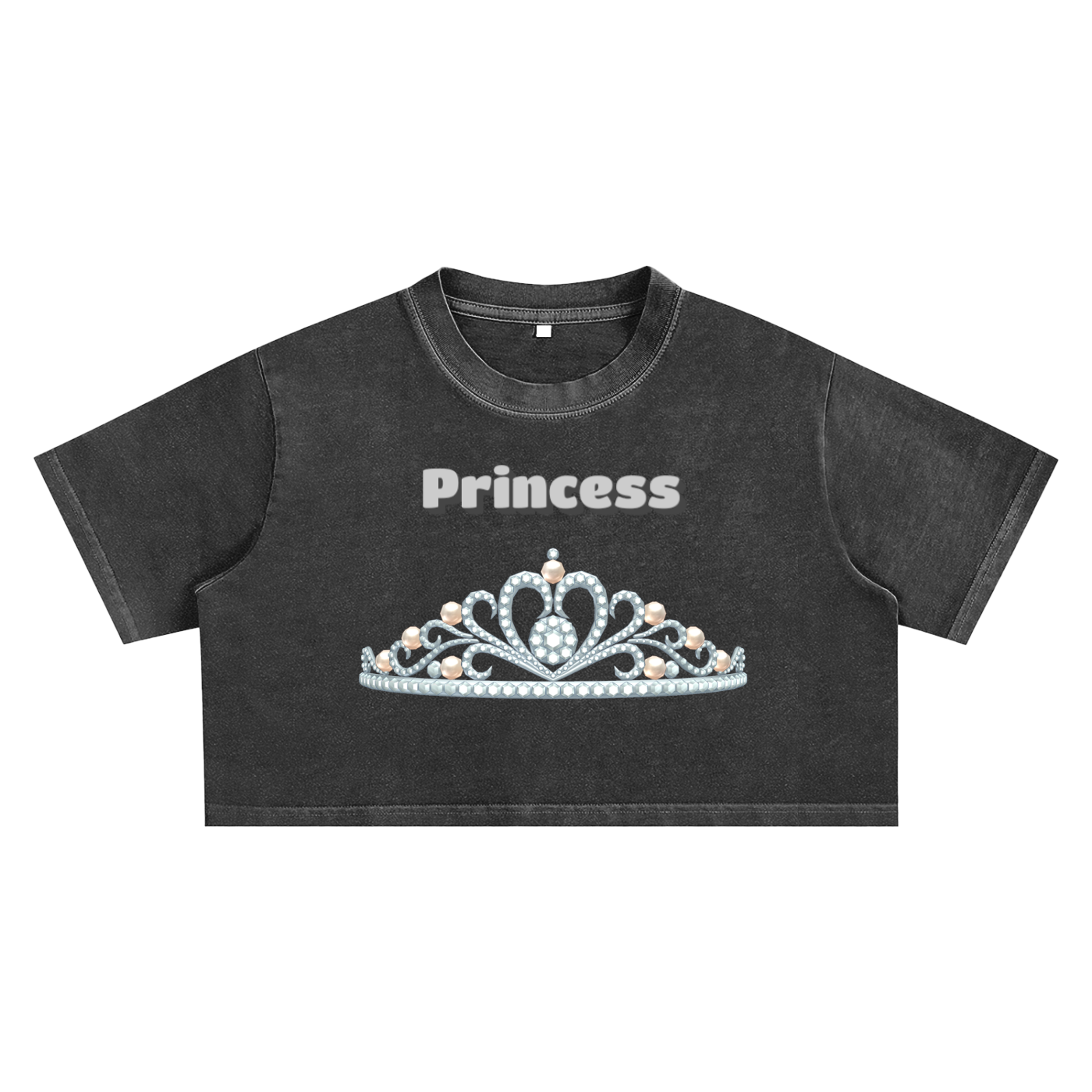 Snow Washed Crop Top